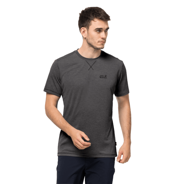 Koleksiyon Erkek Crosstrail T Koyu çelik Jack Wolfskin