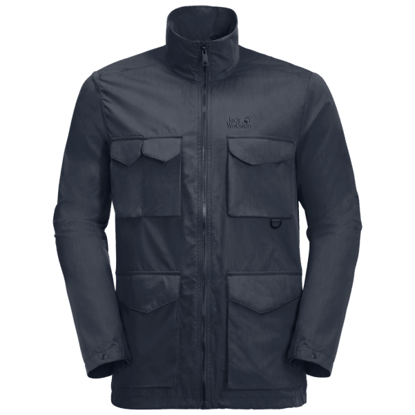Erkek Lakeside Gezi Ceketi Jack Wolfskin Koleksiyonu Gece Mavisi