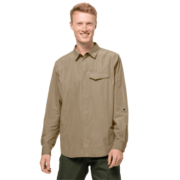 Sand Dune Jack Wolfskin En Iyi Erkek Göl Kenarı Roll-up Gömleği