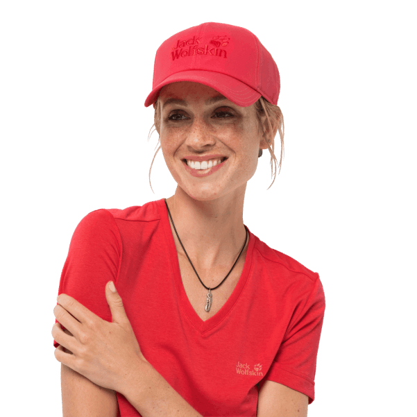 Lale Kırmızı Beyzbol şapkası Jack Wolfskin En Iyi