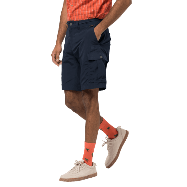 Gece Mavisi Sıcak Jack Wolfskin Canyon Kargo şortu