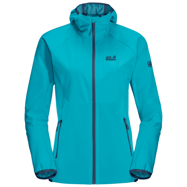 Jack Wolfskin Kadın Go Zammı Softshell Dark Aqua Origin