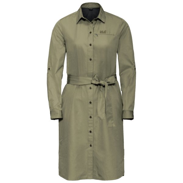 Haki Jack Wolfskin Göl Kenarı Elbise Sıcak