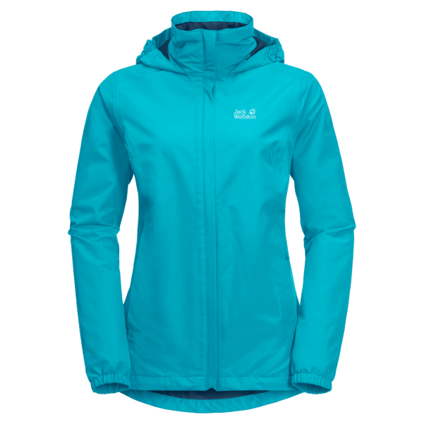 Kadın Stormy Point Ceket Dark Aqua Jack Wolfskin Origin