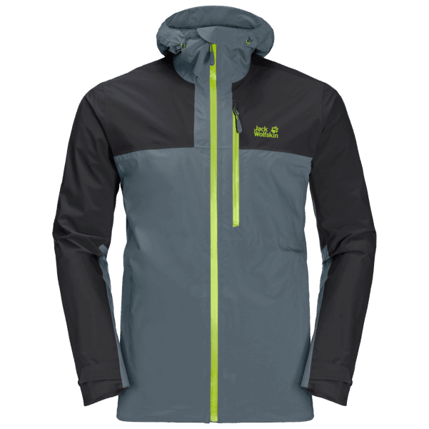 Fırtına Grisi Moda Jack Wolfskin Erkek Yürüyüş Ceketi