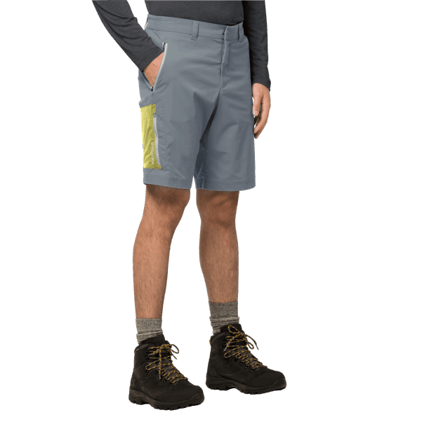 Erkek Kara şortu Fırtına Grisi New Jack Wolfskin