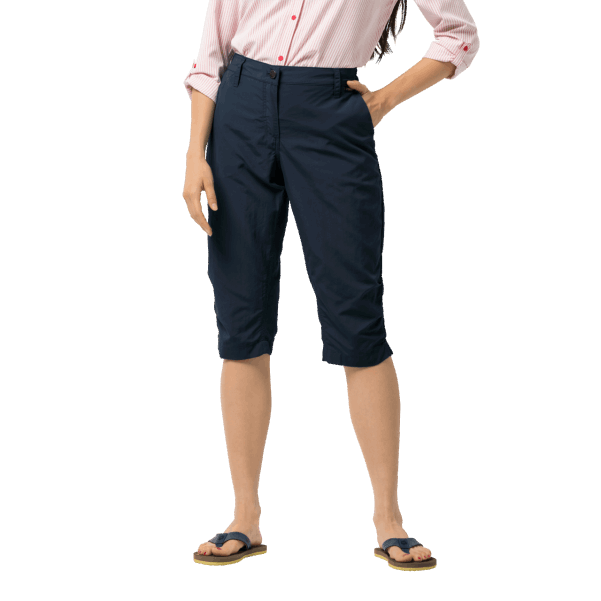 Gece Mavisi Kadın Kalahari 3/4 Pantolon Moda Jack Wolfskin
