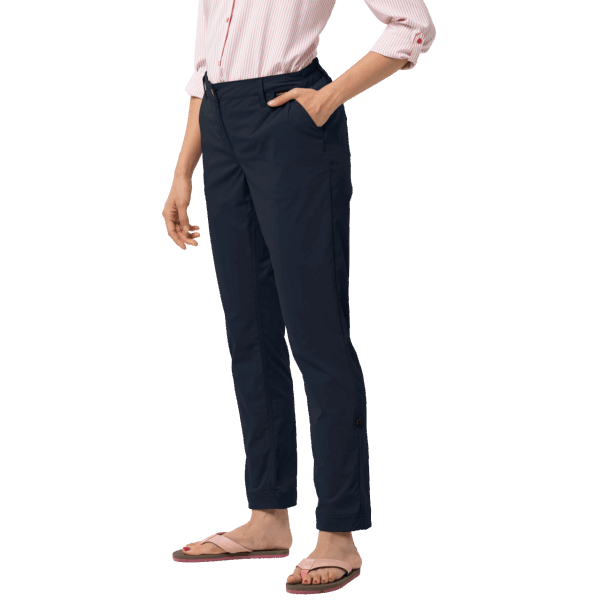 Jack Wolfskin Gece Mavisi Kadın çöl Roll-up Pantolon Koleksiyonu