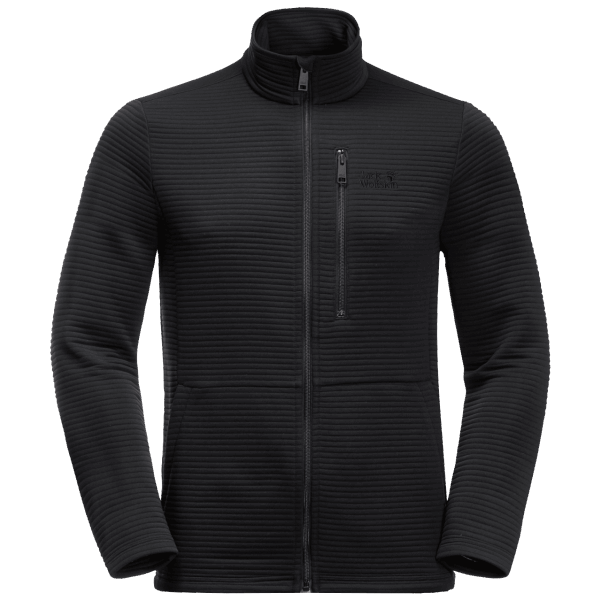 Siyah New Jack Wolfskin Erkek Mütevazı Ceket