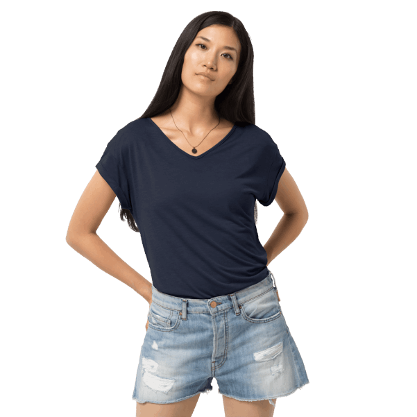 Kadın Mercan Sahili T Sıcak Gece Mavisi Jack Wolfskin