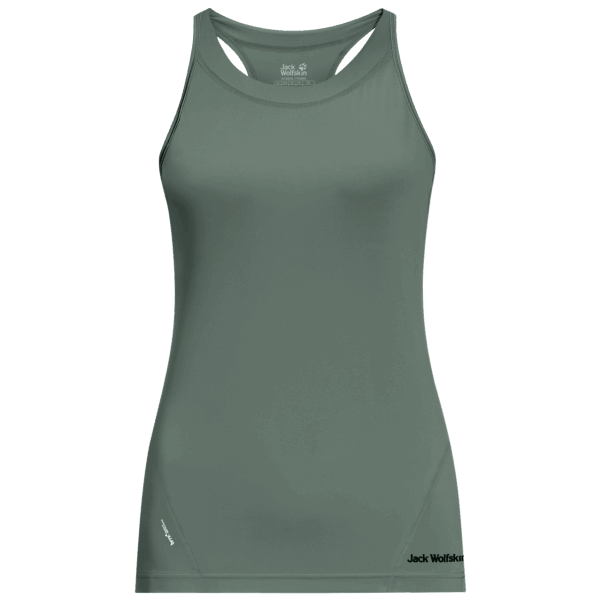 Sıcak Kadın Tasman Tank Jack Wolfskin Hedge Green