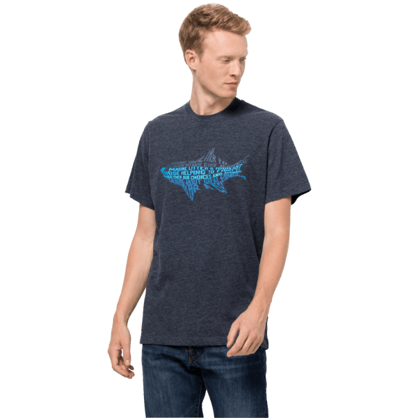 Men's Okyanus Hayat T Gece Mavisi Jack Wolfskin