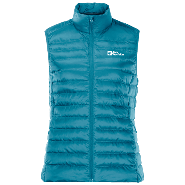 Jack Wolfskin Tatlı Su Mavisi Koleksiyonu Kadın Paketi Ve Aşağı Inen Yelek