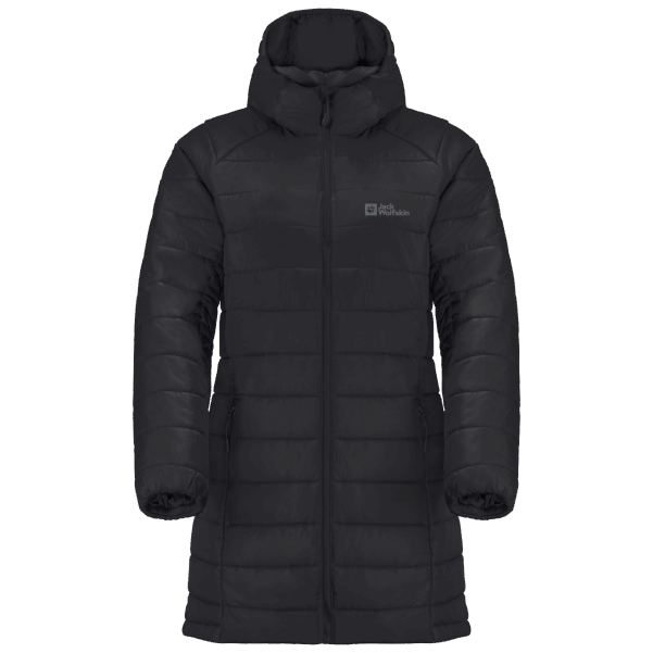 Brand Jack Wolfskin Kadın Bergland Yalıtımlı Kaban Siyah