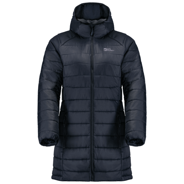 Orijinal Gece Mavisi Kadın Bergland Yalıtımlı Kaban Jack Wolfskin