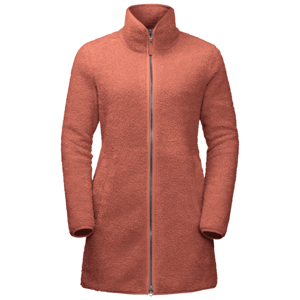 Markalar Jack Wolfskin Sonbahar Kırmızı Kadın Yüksek Bulut Kaban