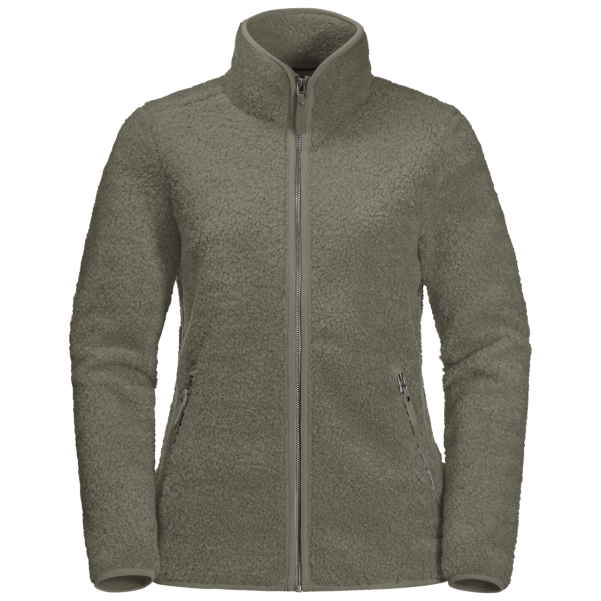 Kadın Yüksek Bulut Ceket Origin Jack Wolfskin Dusty Olive