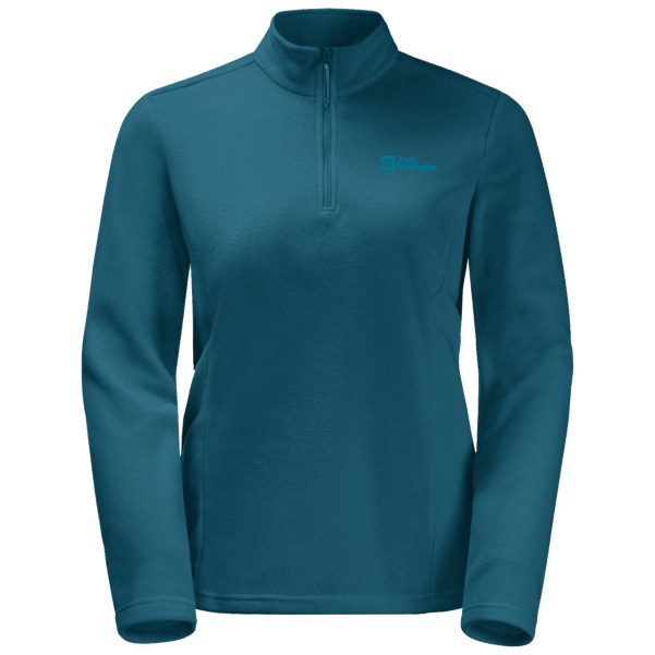 Jack Wolfskin Kadın Taunus Yarım Fermuarlı Mavi Mercan En Iyisi