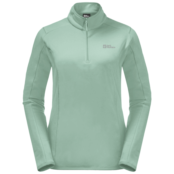 Jack Wolfskin Granit Yeşil Kadın Baiselberg Yarım Fermuarlı Sıcak