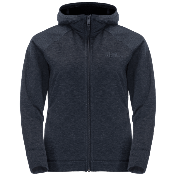 Sıcak Kadın Waldsee Kapüşonlu Ceket Jack Wolfskin Gece Mavisi