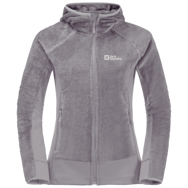Kadın Rotwand Kapüşonlu Tam Fermuarlı Martı Jack Wolfskin Marka