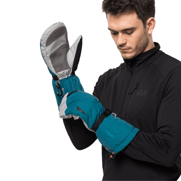 Alpspitze 3'ü 1 Arada Eldiven Fashion Jack Wolfskin Mavi Mercan