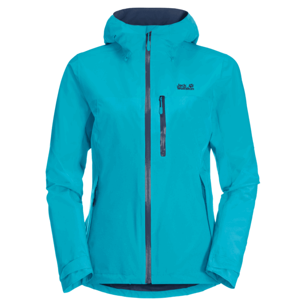 Dark Aqua Jack Wolfskin Kadın Go Yürüyüş Ceketi Modası