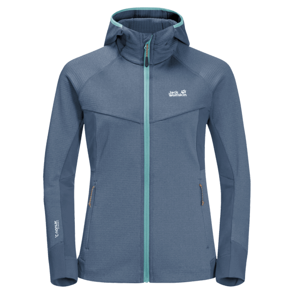 Kadın Hidro ızgara Polar Brand Frost Blue Jack Wolfskin