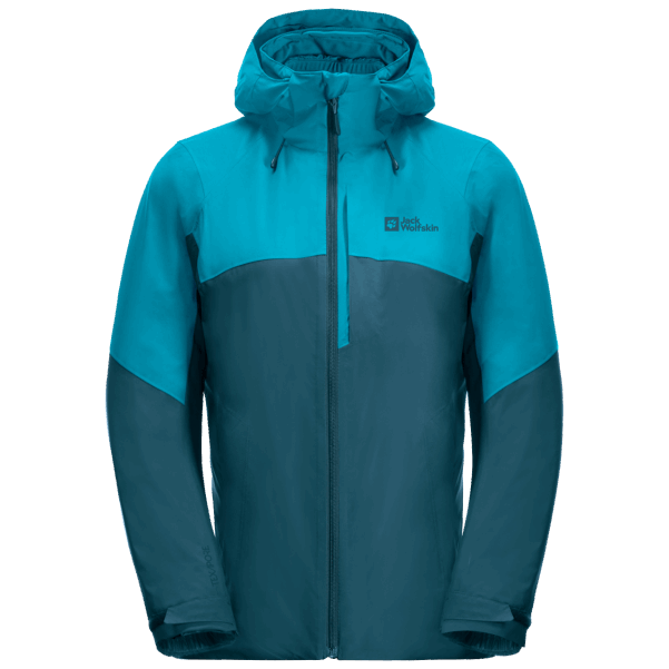 Orijinal Kadın Feldberg 3'ü 1 Arada Ceket Jack Wolfskin Mavi Mercan