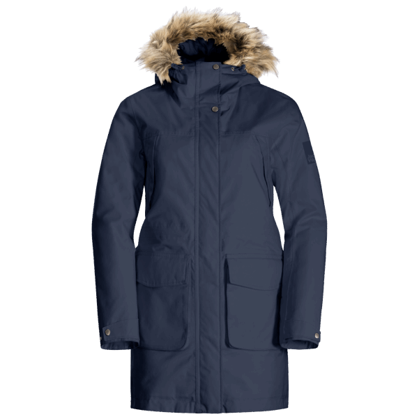Jack Wolfskin Moda Gece Mavisi Kadın Winterfrost Yalıtımlı Parka