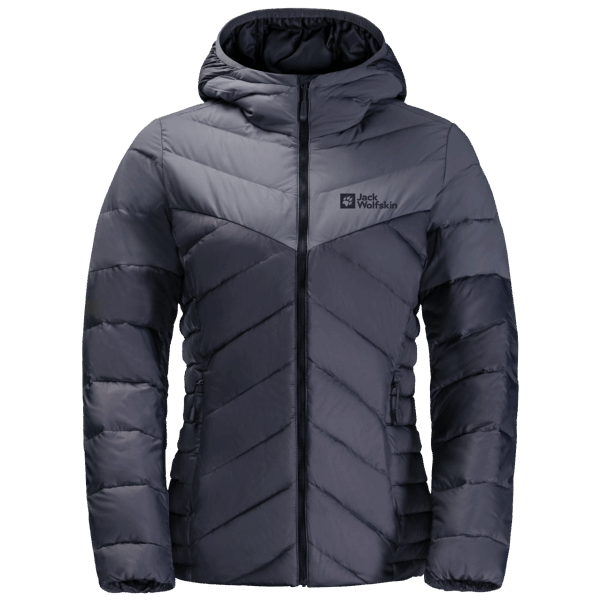 Moda Jack Wolfskin Grafit Kadın Tundra Aşağı Kapüşonlu