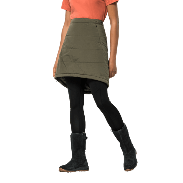 Kadın Alpengluehen Jack Wolfskin Marka Tozlu Zeytin Etek