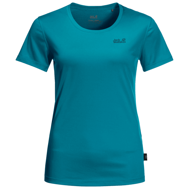 Kadın Teknoloji T Tatlı Su Mavisi Jack Wolfskin Sıcak