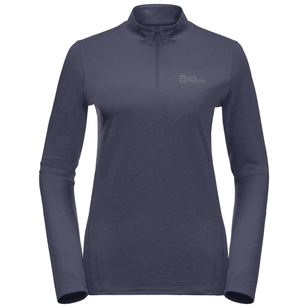 Origins Jack Wolfskin Grafit Kadın Gökyüzü Termal Yarım Fermuarlı