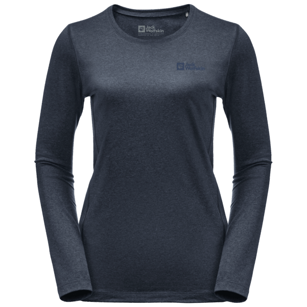 Kadın Gökyüzü Termal Uzun Kollu Jack Wolfskin Gece Mavisi Sıcak