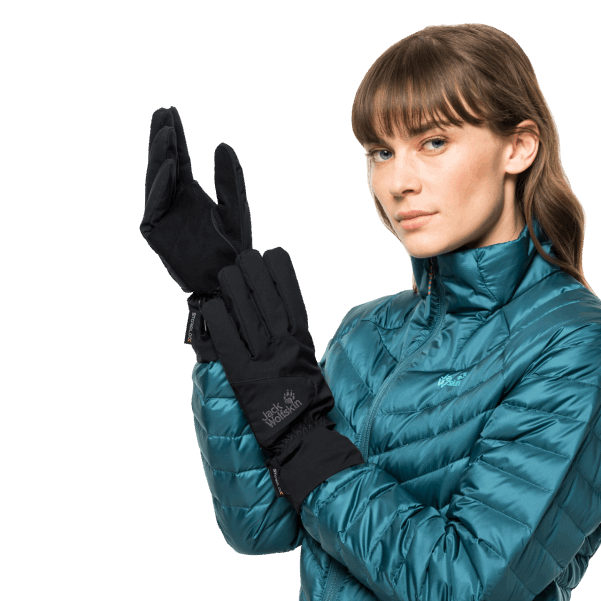 Jack Wolfskin Siyah Stormlock Highloft Eldiven Kökenleri