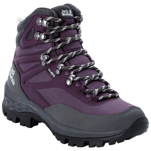 Jack Wolfskin Kadın Isyan Rehberi Texapore Orta Mor-gri Orijinal