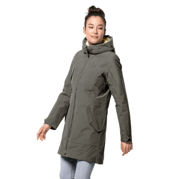 Brand Rocky Point Parka üzüm Yaprağı Jack Wolfskin