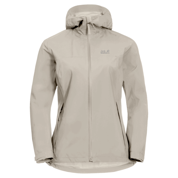 Sıcak Tozlu Gri Jack Wolfskin Kadın Jwp Kabuğu