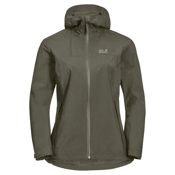 En Iyi üzüm Yaprağı Kadın Jwp Shell Jack Wolfskin