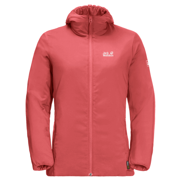 Kadın Jwp Atmos Ceket Mercan Kırmızısı Markalar Jack Wolfskin