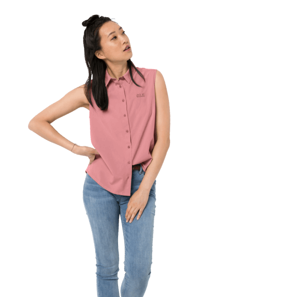 Jack Wolfskin Rose Kuvars Kadın Sonora Kolsuz Gömlek Koleksiyonu