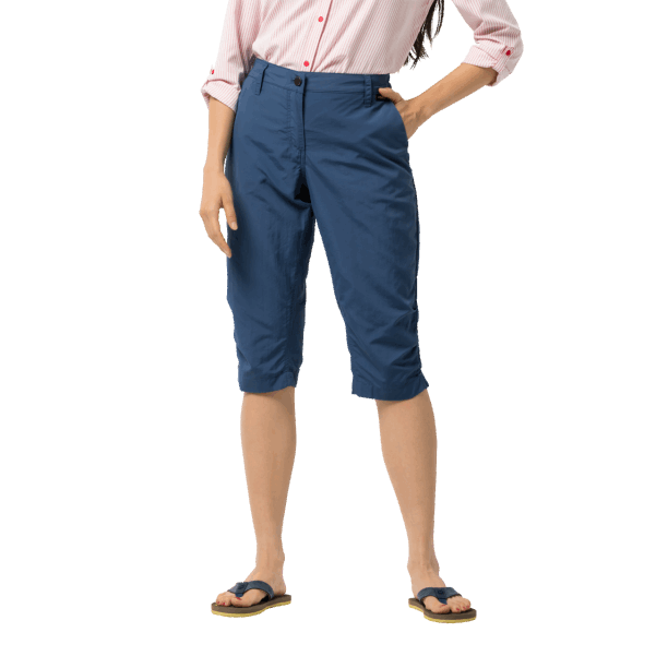 Koleksiyon Kadın Kalahari 3/4 Pantolon Jack Wolfskin Okyanus Dalgası