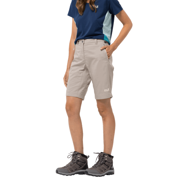 Kadın Aktive Eşofman şortu Açık Bej Yeni Jack Wolfskin