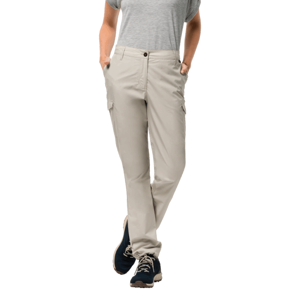 Tozlu Gri Moda Kadın Göl Kenarı Pantolonu Jack Wolfskin