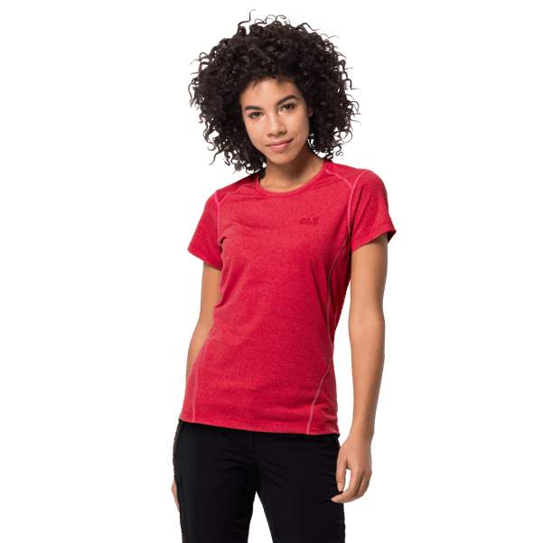 Jack Wolfskin Koleksiyonları Açık Kırmızı Kadın Sky Flex T