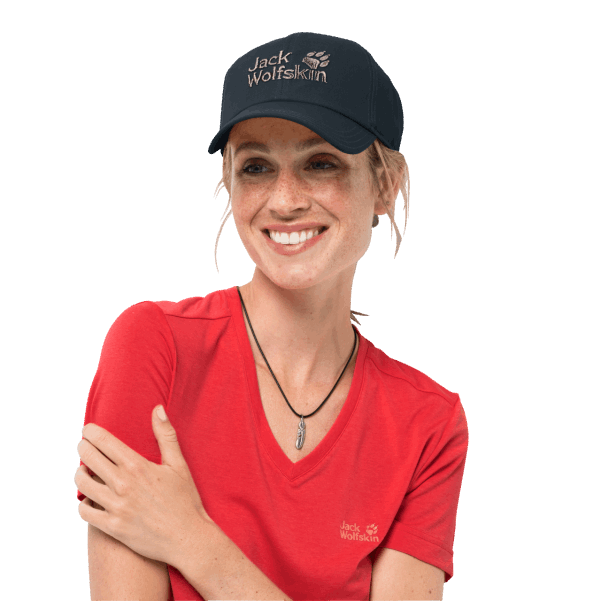 Gece Mavisi Sıcak Beyzbol şapkası Jack Wolfskin