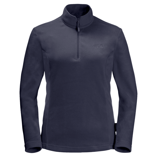 Orijinal Kadın Taunus çeyrek Fermuarlı Kazak Grafit Jack Wolfskin