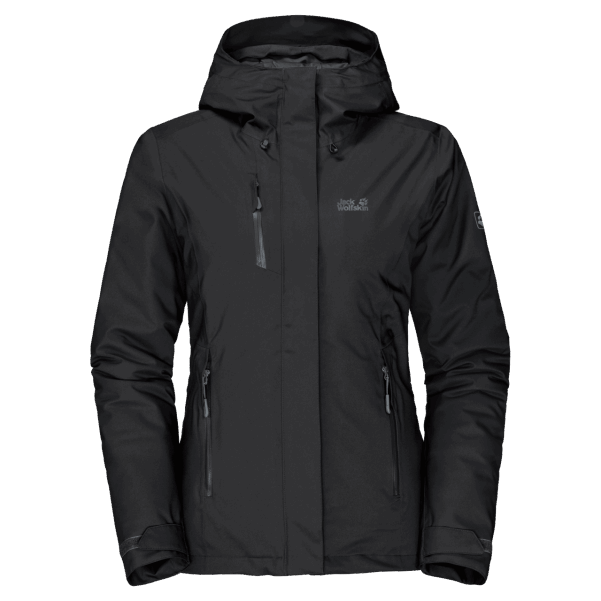 Moda Siyah Kadın Troposfer Ceketi Jack Wolfskin