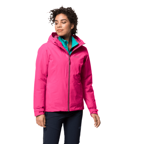 Jack Wolfskin En Iyi Kadın Argon Fırtına Ceketi Pembe Anemon
